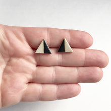 Load image into Gallery viewer, TRIANGLE Large Ceramic Earrings
