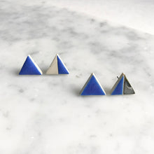 Load image into Gallery viewer, TRIANGLE Large Ceramic Earrings
