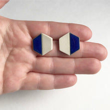 Load image into Gallery viewer, HEXAGON Epic Ceramic Earrings
