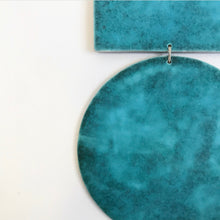 Load image into Gallery viewer, SHAPES Wall Hanging - Aqua Patina
