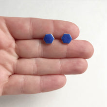 Load image into Gallery viewer, HEXAGON Mini Ceramic Earrings
