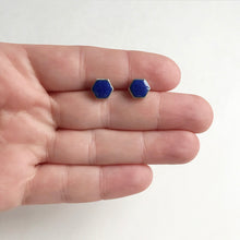 Load image into Gallery viewer, HEXAGON Mini Ceramic Earrings
