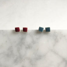 Load image into Gallery viewer, SQUARE Mini Ceramic Earrings
