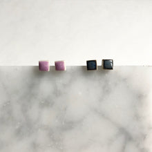 Load image into Gallery viewer, SQUARE Mini Ceramic Earrings
