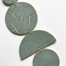 Load image into Gallery viewer, SHAPES Ceramic Wall Hanging - Frosted Blue
