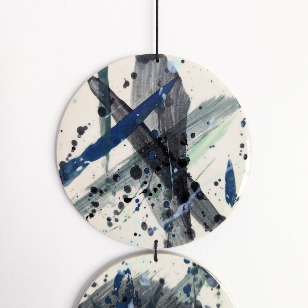 CIRCLES Ceramic Wall Hanging