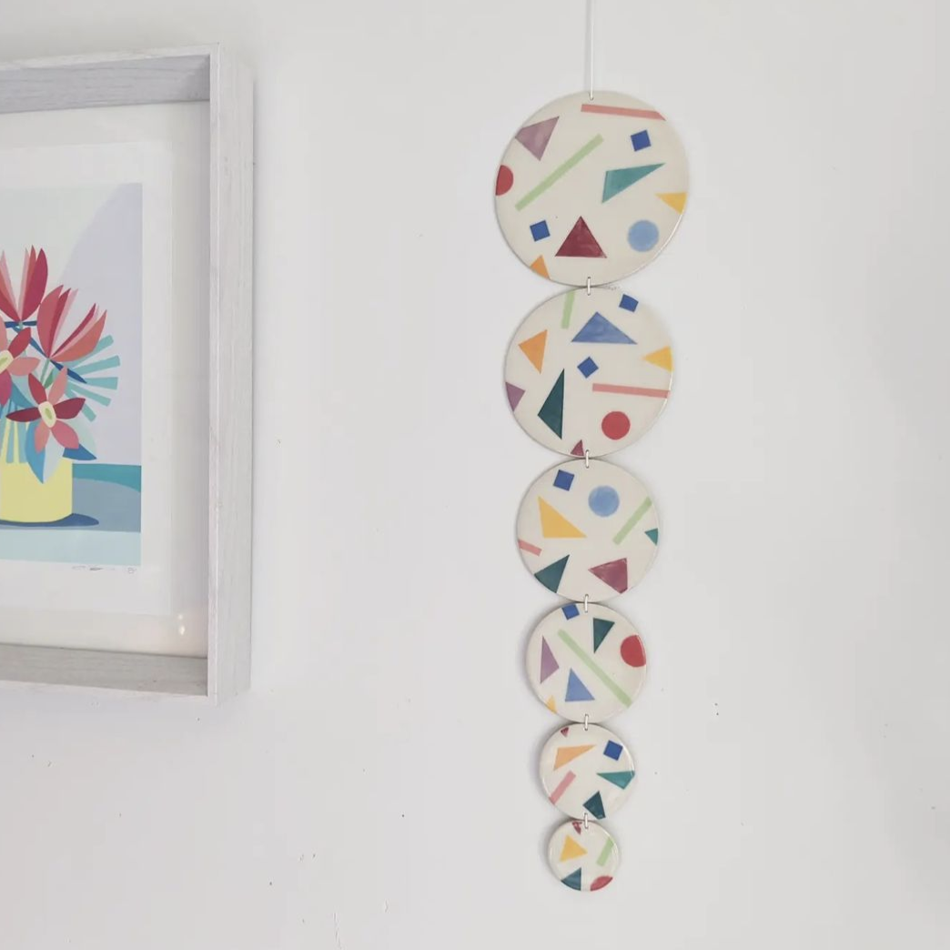 CIRCLES Ceramic Wall Hanging