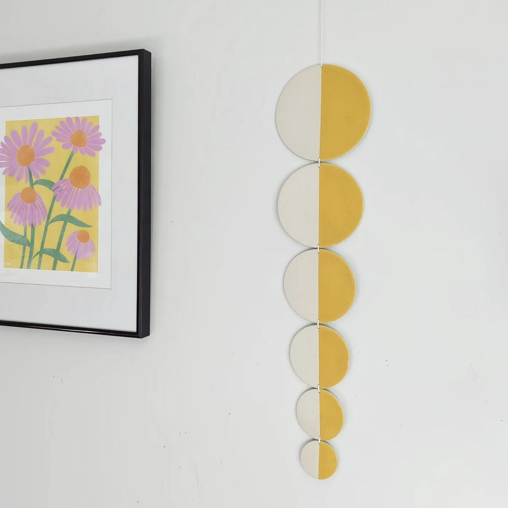 CIRCLES Ceramic Wall Hanging
