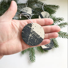 Load image into Gallery viewer, White + Black Ceramic Ornaments
