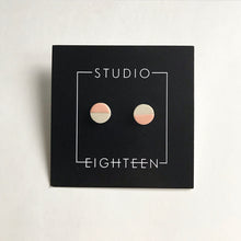 Load image into Gallery viewer, CIRCLE Mini Ceramic Earrings
