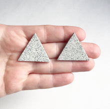 Load image into Gallery viewer, TRIANGLE Epic Ceramic Earrings
